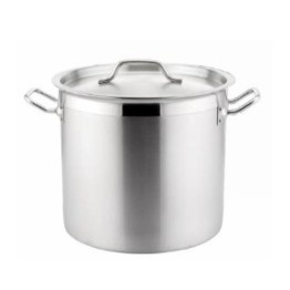 Hotel Stock Pot S/Steel C/W Reinforced Rims - 16Lt 280 X 280 mm