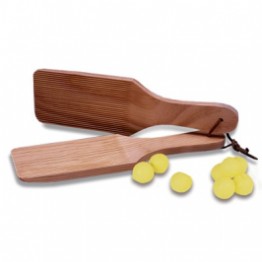 Butter Pads - Wooden - 290mm.