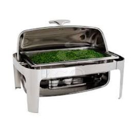 Chafing Dish Rectangular - Roll Top (180 Degree)