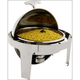 Chafing Dish Round - Roll Top (180 Degree)