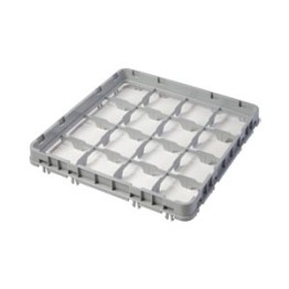 16 Compartment Height Extender 50cm X 50cm Grey- 5cm H