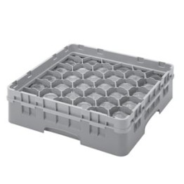 30 Compartment Glassrack 50cm X 50cm Grey - 14.3cm H