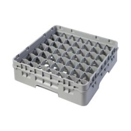 49 Compartment Glassrack 50cmx 50cm Grey - 14.3cm H