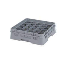20 Compartment Glassrack 50cm X 50cm Grey - 14.3cm H