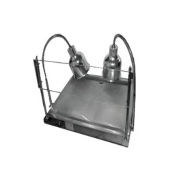 [Discontinued] Display Works Double Carvery Unit With Overhead Lights