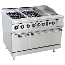 [Discontinued] Gas Stove With Gas Oven Anvil - Combi/Flat Top - 