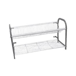 Crockery Rack Wall Mounted 3 Shelf - 1105mm - 106 Large Plates +