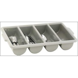 Cutlery Tray Grey - 4 Division -500 X 300mm.