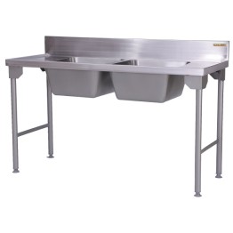 Prep Sink Prep Bowl Single Bowl or Double Bowl - Choose various sizes X 610/660 X 900