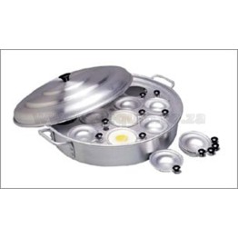 [DISCONTINUED] Egg Poacher Aluminium - 12 Cup -380mm Diameter