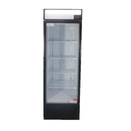 Upright Freezer Single Glass Door Fridge Star 420L 650mm Wide