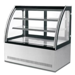 Display Works Curved Glass Display Refrigerated 1200Wx D730 X H1200