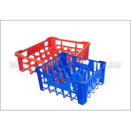 [Discontinued] Glass Crate Small - 30 Glasses - Red - 490 X 410 
