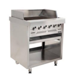 Gas Griller Anvil - 6 Burner Radiant - Free Standing