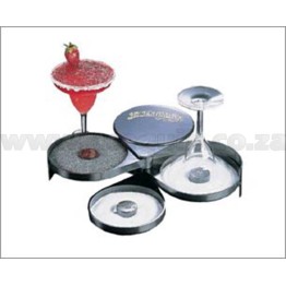 Glass Rimmer Combination – 3 Tier (Black)