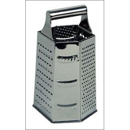 Grater S/Steel - 6 Sided.