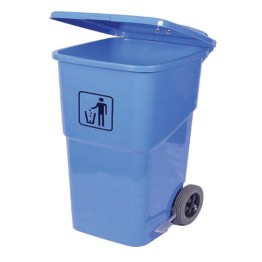 Foot Pedal Wheely Bin - 120Lt - Blue