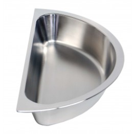 Insert Infinity Round Half - 190 X 65mm (S/Steel)