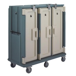 Meal Delivery Cart 30 Tray Slate Blue 74.5Cm W X 152.5Cm L X 161.6Cm H