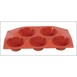 Mould Silicon Muffin - 5 Cup - 80 X 40mm