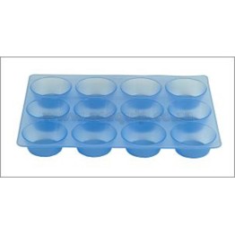 Mould Silicon Muffin - 12 Cups 70 X 30 mm