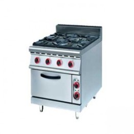 Gatto 900 Range - 4 Burner C/W Gas Oven 