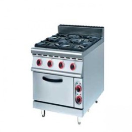 Gatto 900 Range - 4 Burner C/W Electric Oven 