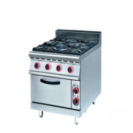 Gatto 700 Range - 4 Burner Range With Electric Oven