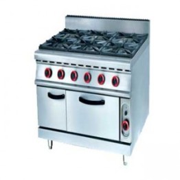 Gatto 900 Range - 6 Burner C/W Gas Oven 