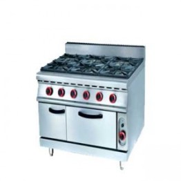 Gatto 700 Range - 6 Burner Range With Gas Oven