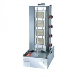 Gatto Gas Schwarma Machine 950mm High 4 Burner