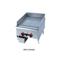 Gatto 600mm Flat Top Gas Griller - Floor Standing Heavy Duty