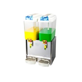 Double Refrigerated Juice Dispenser 15L X 2