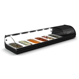 Cold Food Bar - Salvadore 6 Insert - Black