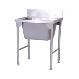 Pot Sink - Single or Double - Stainless Steel - Choose size