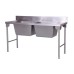 Pot Sink - Single or Double - Stainless Steel - Choose size