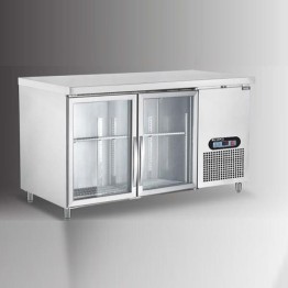 Pacific 1360 Glass Door Undercounter Refrigerator Cassette Range