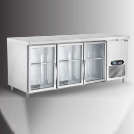 Pacific 1789 Glass Door Undercounter Refrigerator Cassette Range