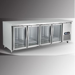 Pacific 2240 Glass Door Undercounter Refrigerator Cassette Range