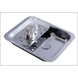 Tot Drainer S/Steel - 200 X 160 X 35mm.