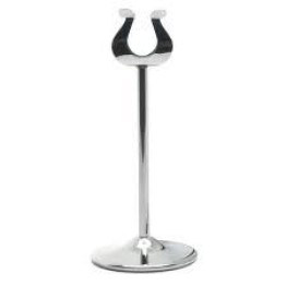 Table Number Stand S/Steel - 100mm