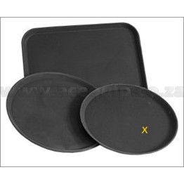 Tray Round Utility - Black - 356mm