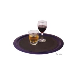 Tuff Tray Round 400mm – Black (Non- Slip)