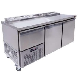 Underbar With Pizza Top Salvadore 2 And Half Door - Solid Door - 750mm