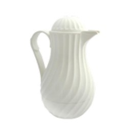 Vacuum Flask - White - 1Lt