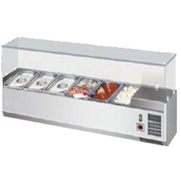 Display Works 1800 Counter Top Pizza Ingredient Chillers Excl In