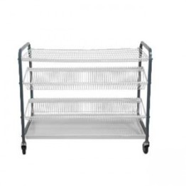 Gatto 300 Piece Mobile Crockery Rack 106 Large Plates+212 Small 
